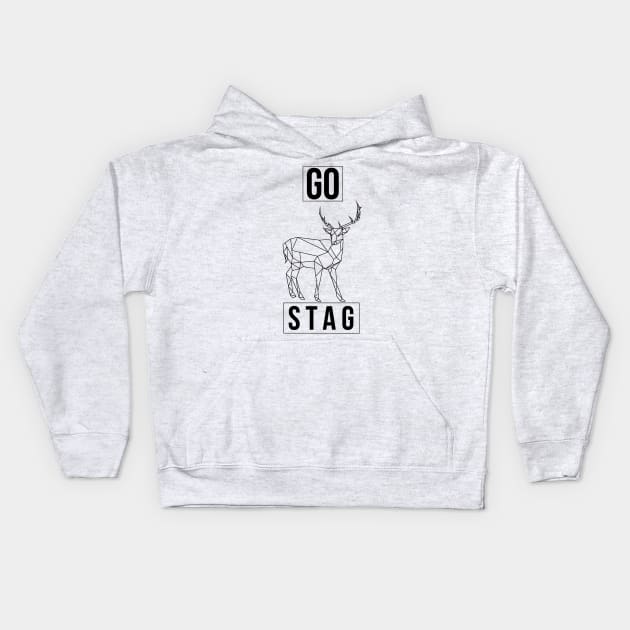 Go stag Kids Hoodie by GMAT